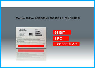Операционная система лицензии ОЭМ Майкрософта Вин10 Про - французская активация 100% потребителя ДВД 1 онлайн