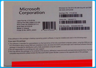 Коробка сервера 2012 Майкрософта стандартные Виндовс розничная, ОЭМ р2 сервера 2012 Микрософт Виндовс стандартный 64-разрядный