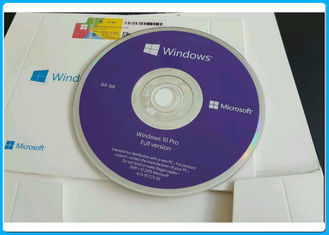 Подгонянный ключ ОЭМ программного обеспечения 64бит ДВД Микрософт Виндовс 10 языка Про