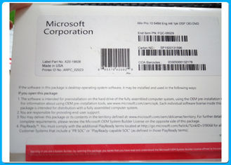 OEM версии Microsoft Windows 10 вязка электронной почты КЛЮЧА DVD профессионального 64-разрядного полного НЕПОДДЕЛЬНАЯ