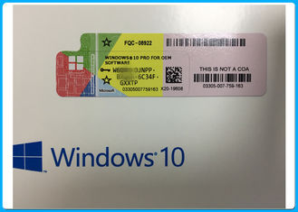 Активированное онлайн ключа 100% ОЭМ стикера лицензии КОА Микрософт Виндовс 10 Про