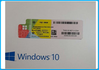 лицензия ФКК-08930 Виндовс 10 Фпп диска Про программного обеспечения неподдельная ДВД 64бит Микрософт Виндовс 10
