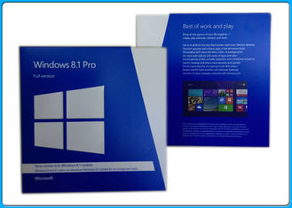 Первоначально коробка розницы пакета 32bit x 64bit Microsoft Windows 8,1 профессиональная для компьютеров