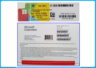 Лицензия ОЭМ бита ДВД программного обеспечения 64 Микрософт Виндовс 10 Про, оборудование персонального компьютера