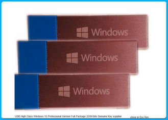 Новый загерметизированный бит ДВД программного обеспечения 64 Микрософт Виндовс 10 Про с усб ключа 3,0 продукта