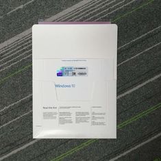 Версия немца стикера КОА лицензии ОЭМ Майкрософта Виндовс10 про 64БИТ ДВД